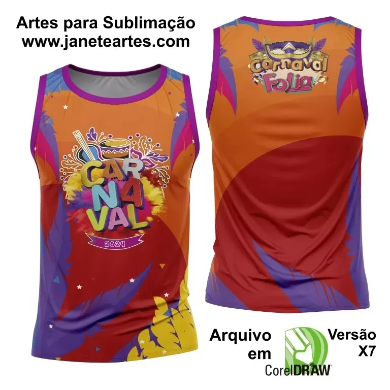 Arte Abadá - Camisa - Sublimação - Carnaval 2024 - 2025