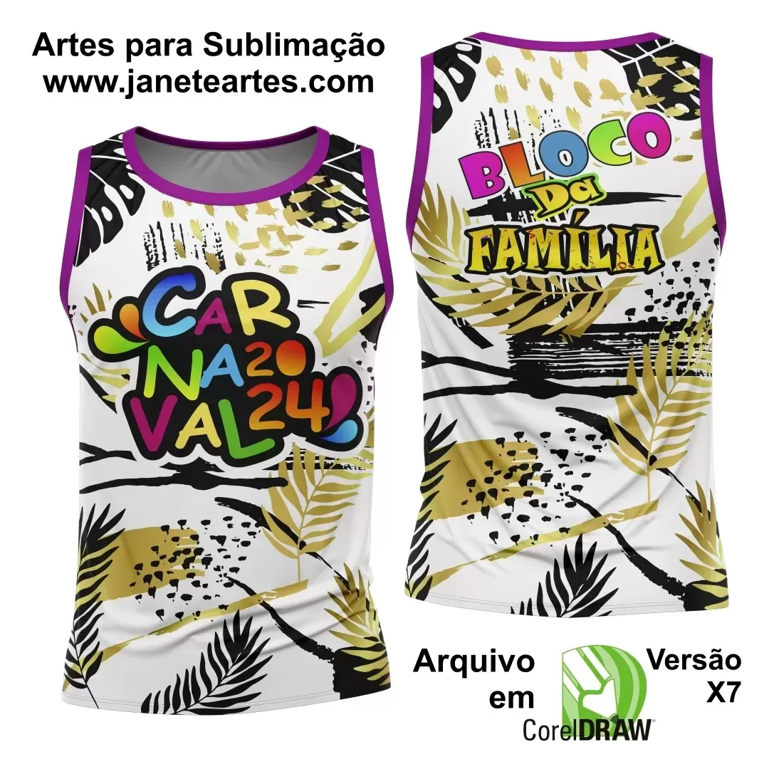 Arte Abadá - Camisa - Sublimação - Carnaval 2024 - 2025