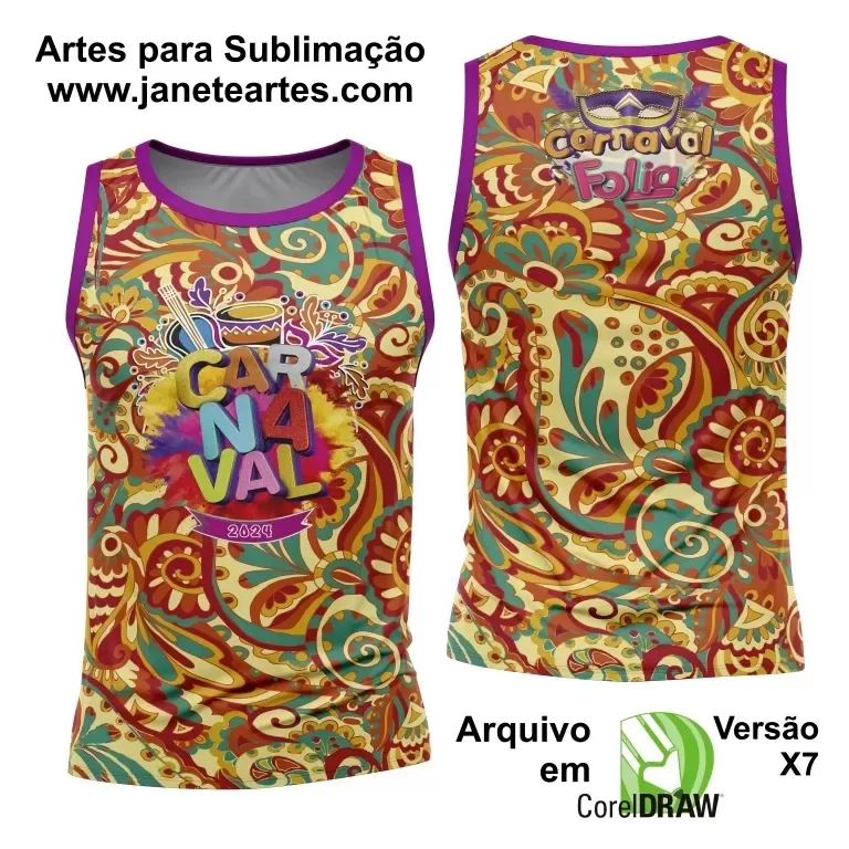 Arte Abadá - Camisa - Sublimação - Carnaval 2024 - 2025