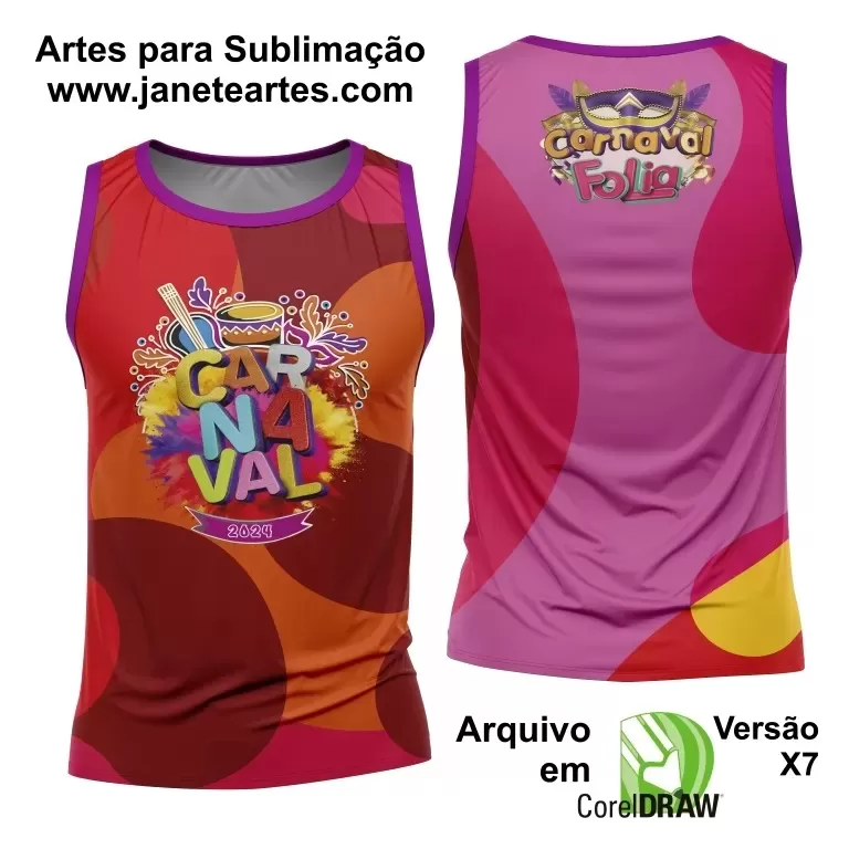 Arte Abadá - Camisa - Sublimação - Carnaval 2024 - 2025