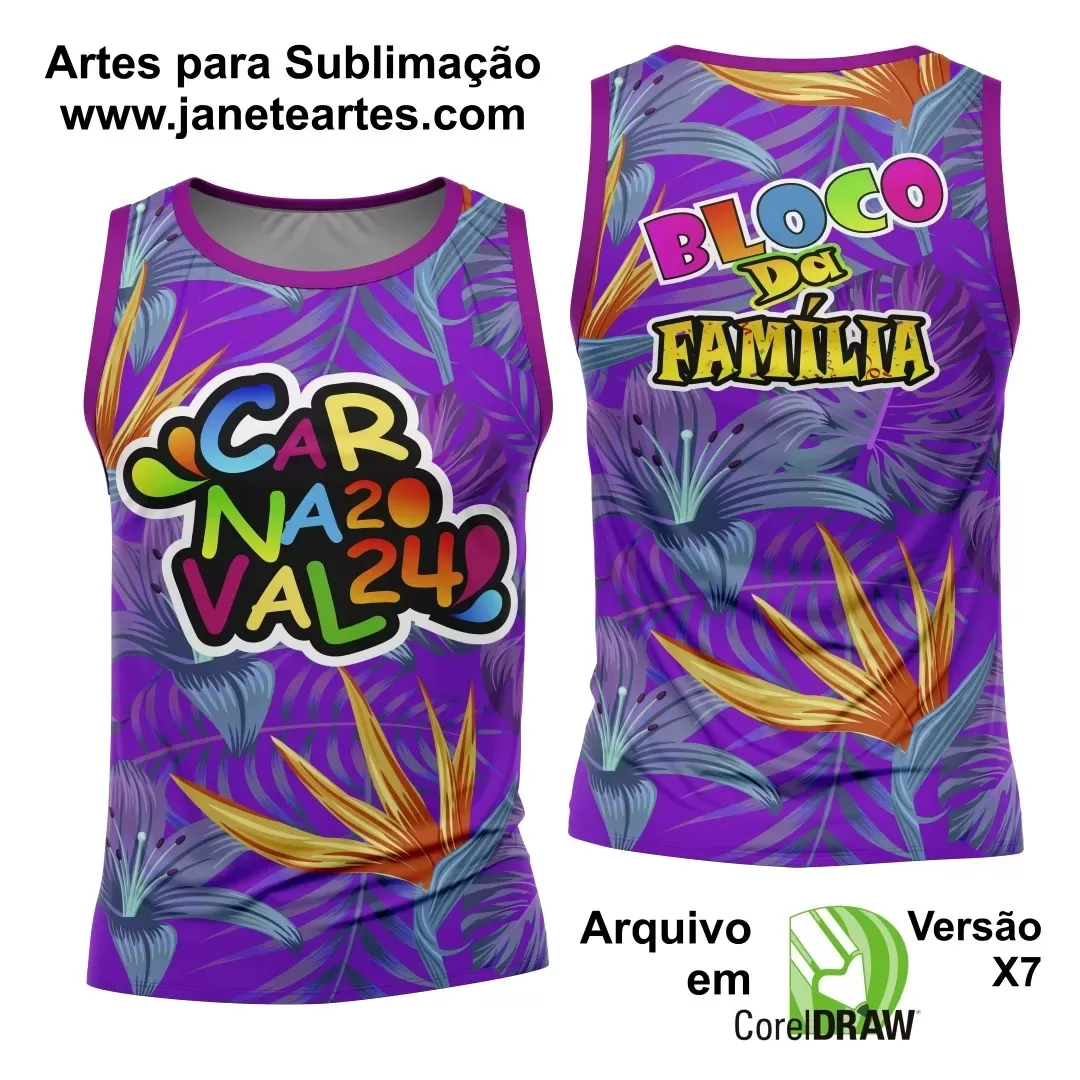 Arte Abadá - Camisa - Sublimação - Carnaval 2024 - 2025