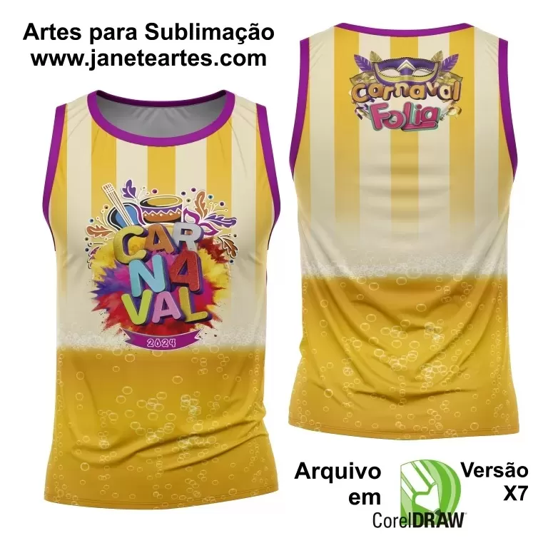 Arte Abadá - Camisa - Sublimação - Carnaval 2024 - 2025