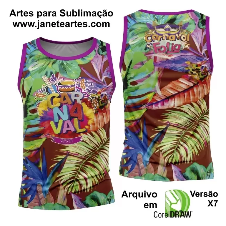 Arte Abadá - Camisa - Sublimação - Carnaval 2024 - 2025