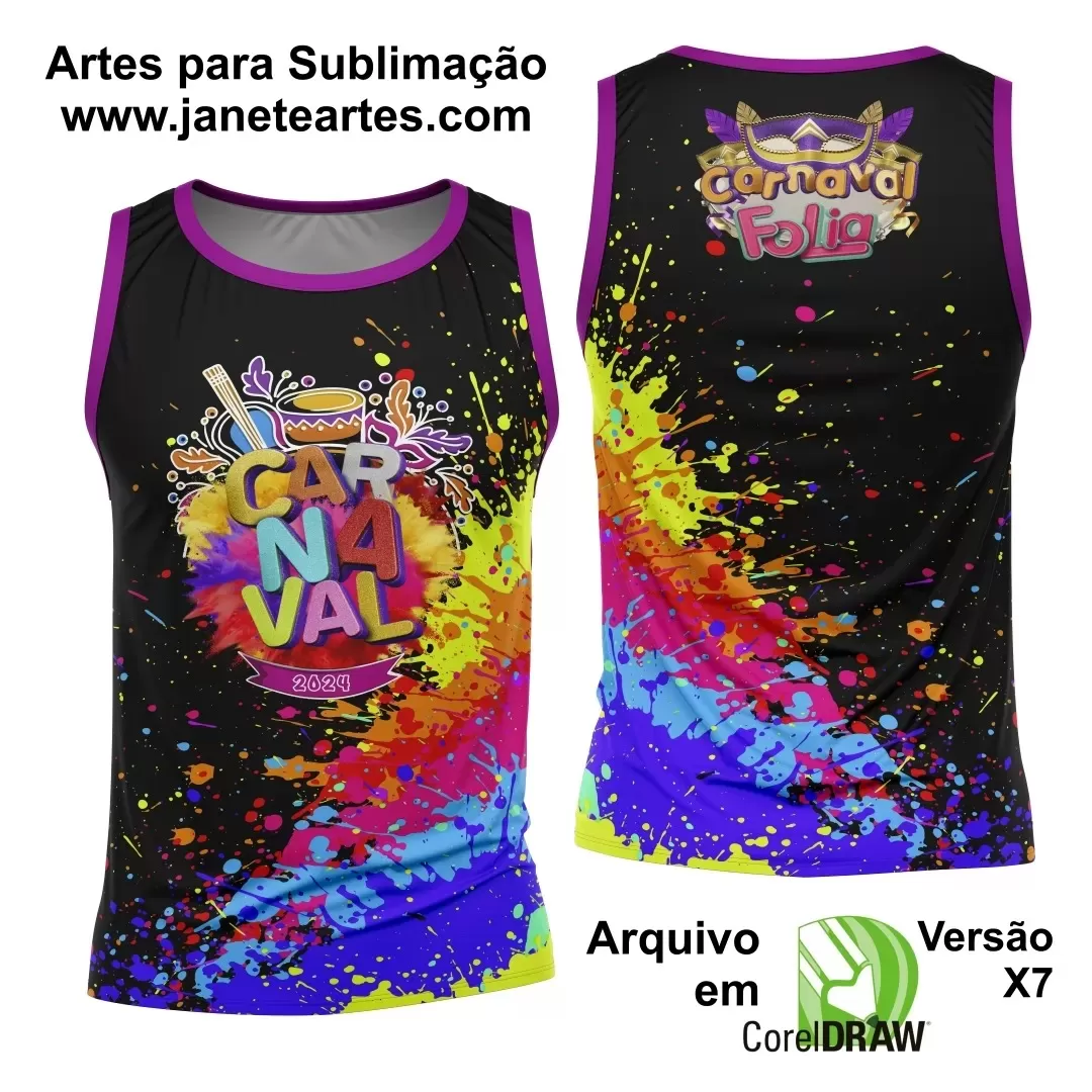 Arte Abadá - Camisa - Sublimação - Carnaval 2024 - 2025