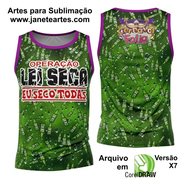 Arte Abadá - Camisa - Sublimação - Carnaval 2024 - 2025