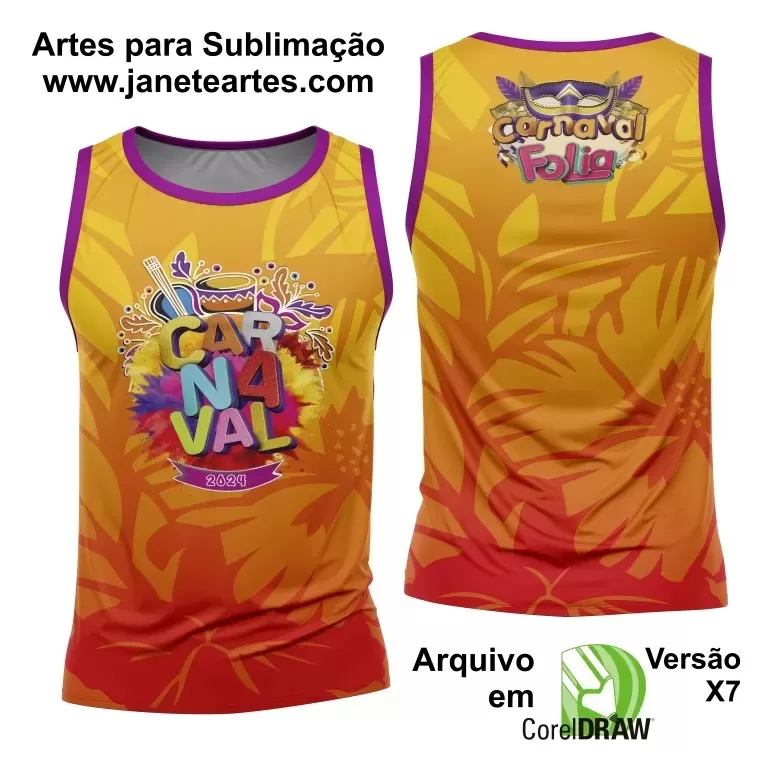 Arte Abadá - Camisa - Sublimação - Carnaval 2024 - 2025