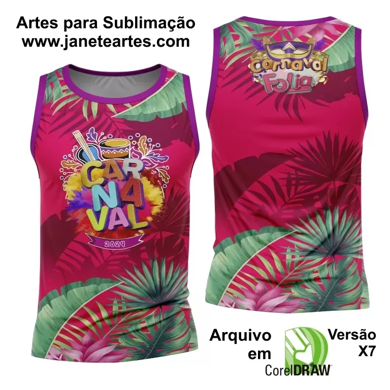 Arte Abadá - Camisa - Sublimação - Carnaval 2024 - 2025