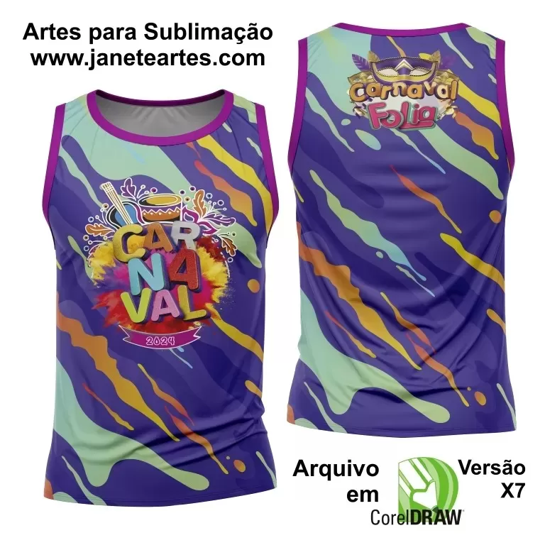 Arte Abadá - Camisa - Sublimação - Carnaval 2024 - 2025