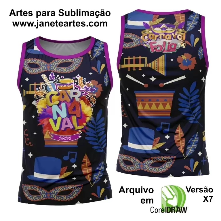 Arte Abadá - Camisa - Sublimação - Carnaval 2024 - 2025