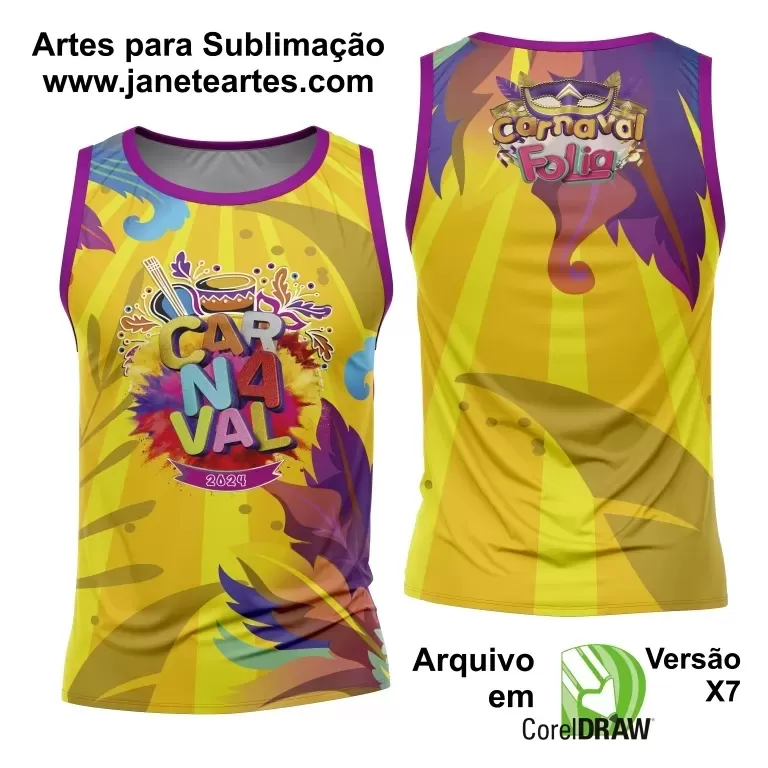 Arte Abadá - Camisa - Sublimação - Carnaval 2024 - 2025