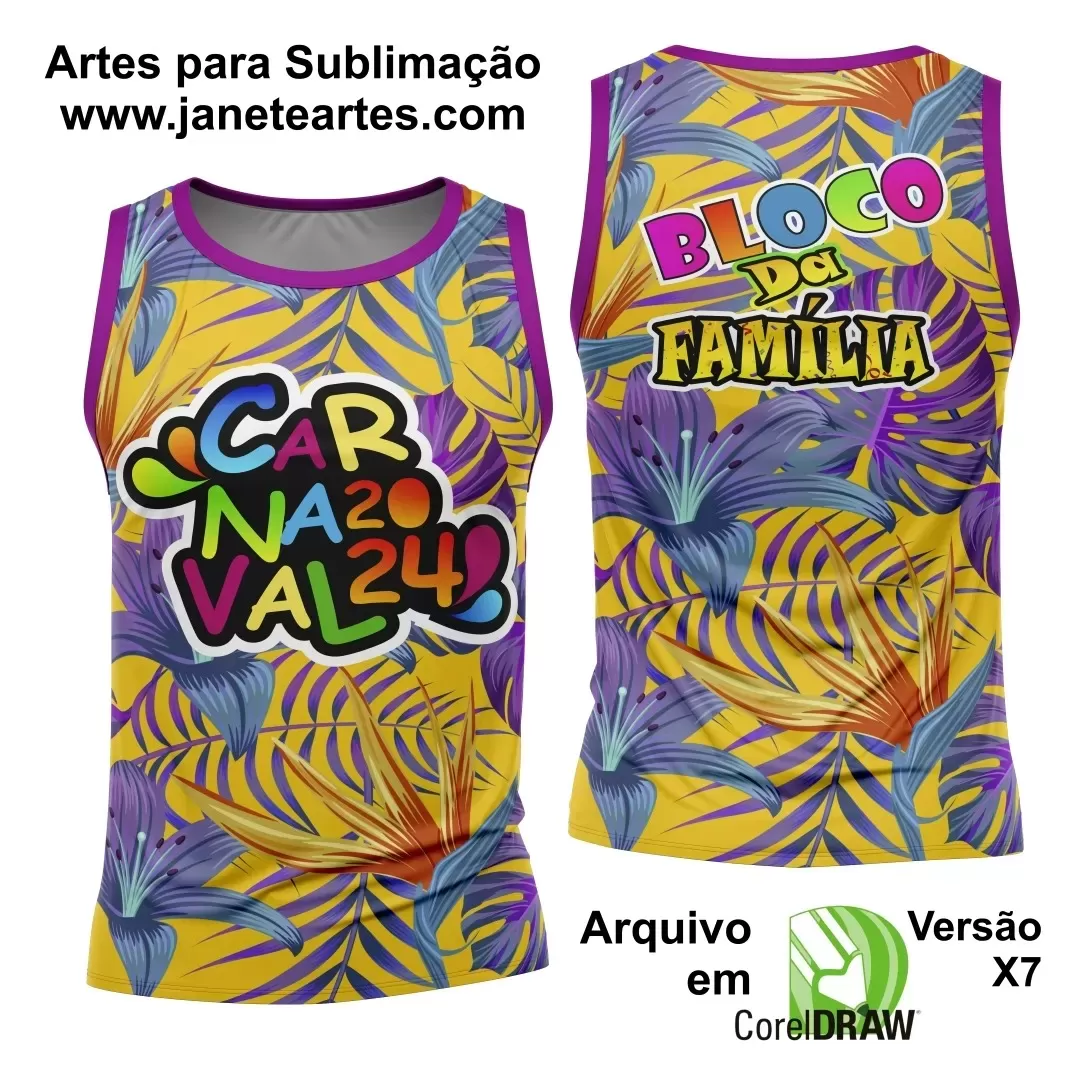 Arte Abadá - Camisa - Sublimação - Carnaval 2024 - 2025