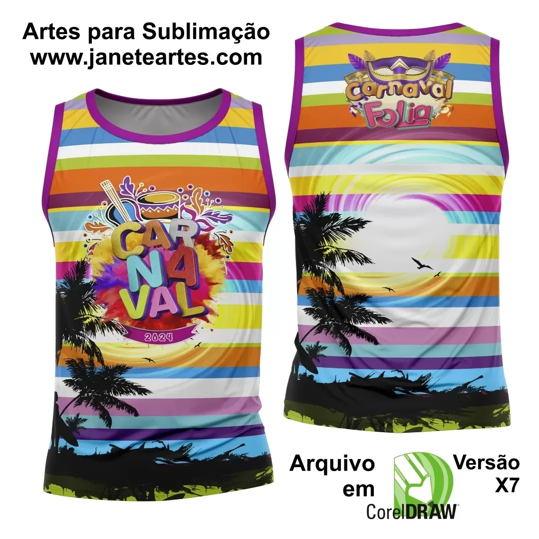 Arte Abadá - Camisa - Sublimação - Carnaval 2024 - 2025