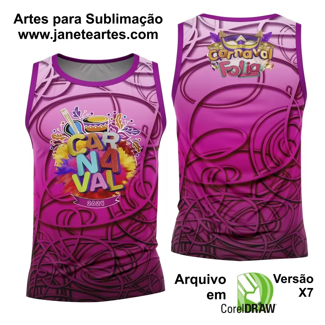 Arte Abadá - Camisa - Sublimação - Carnaval 2024 - 2025