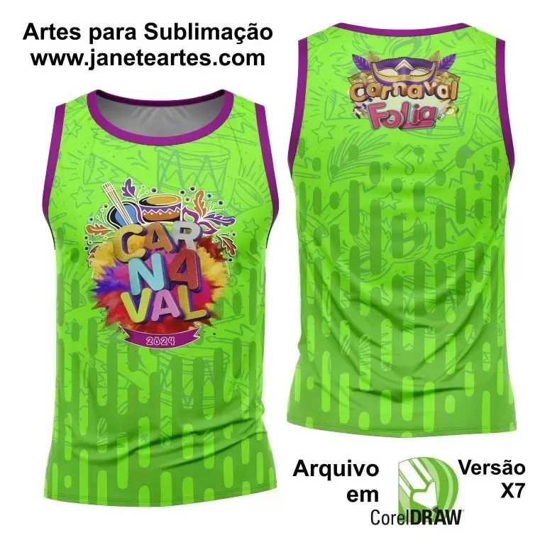 Arte Abadá - Camisa -  Sublimação - Carnaval 2024 - 2025