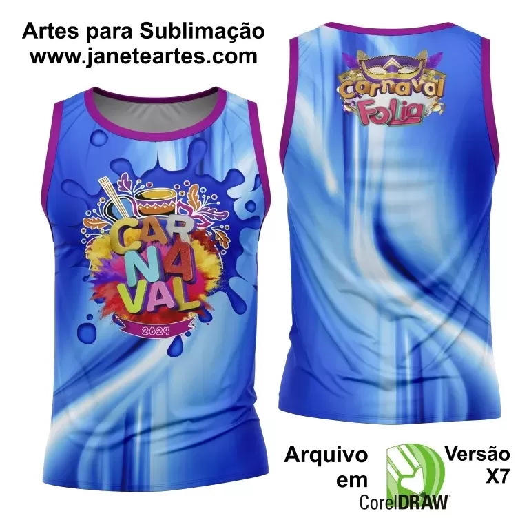 Arte Abadá - Camisa -  Sublimação - Carnaval 2024 - 2025