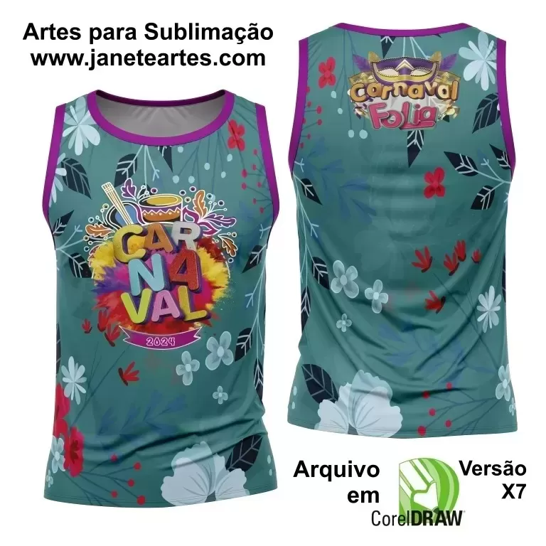 Arte Abadá - Camisa -  Sublimação - Carnaval 2024 - 2025