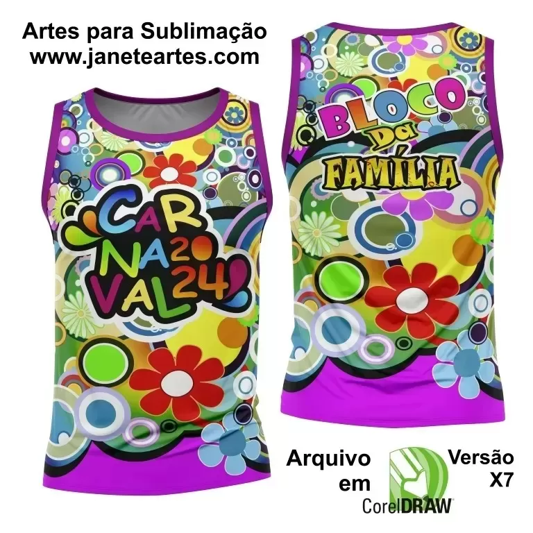 Arte Abadá - Camisa -  Sublimação - Carnaval 2024 - 2025