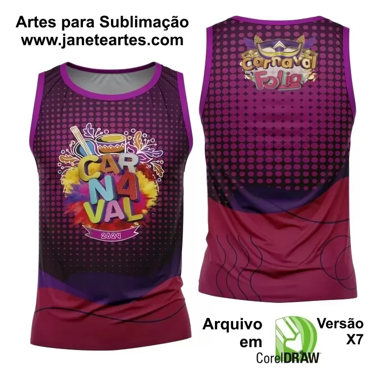 Arte Abadá - Camisa -  Sublimação - Carnaval 2024 - 2025