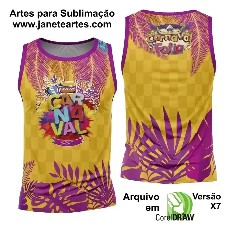 Arte Abadá - Camisa -  Sublimação - Carnaval 2024 - 2025