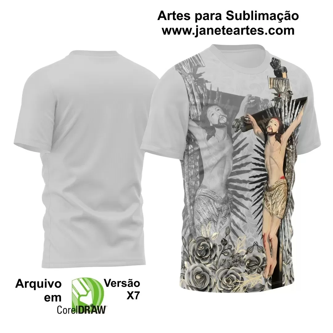 Arte Estampa Camisa  2024 - Jesus Cristo 2024 - Religião