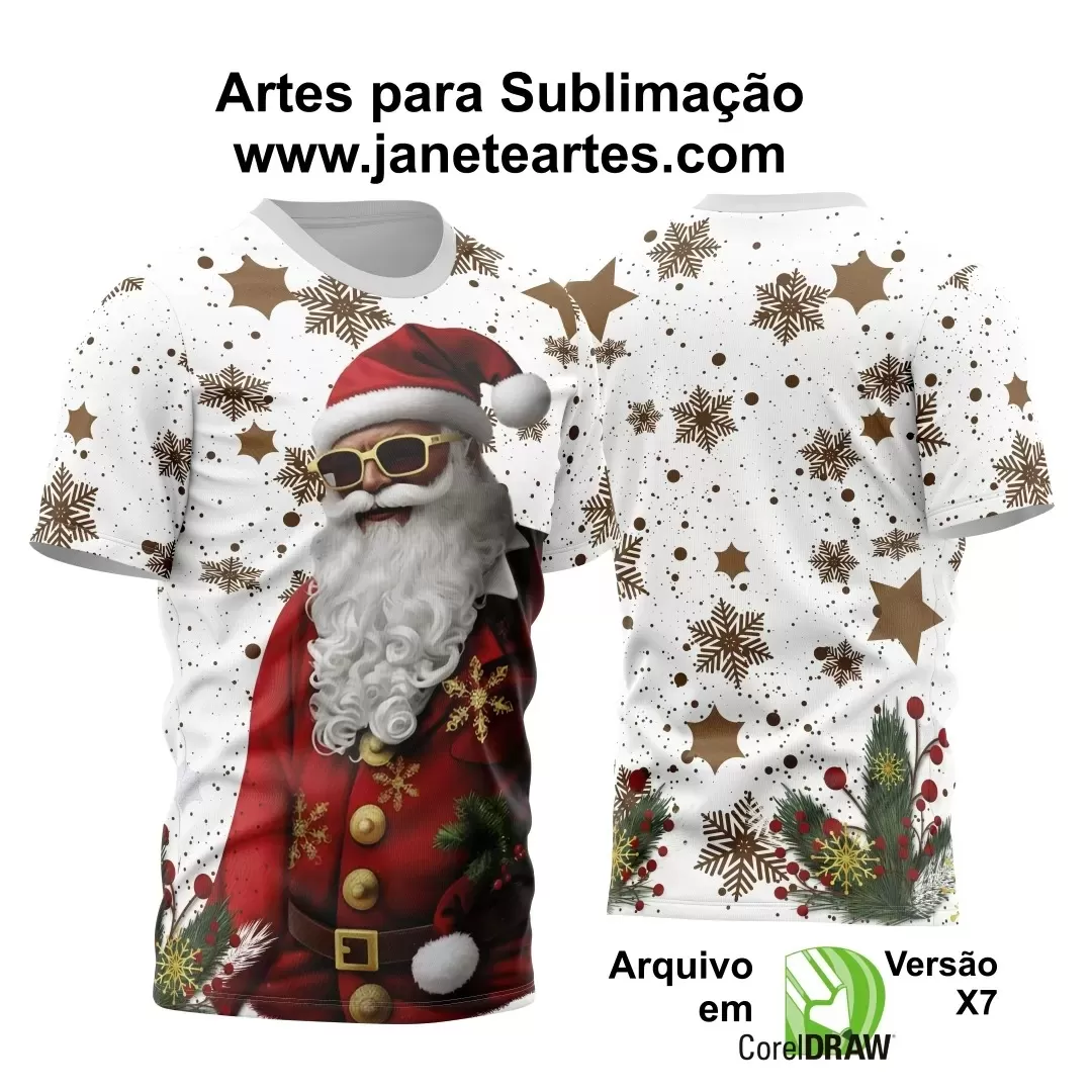 Arte Estampa Camisa - Natal  - 2024 - 2025