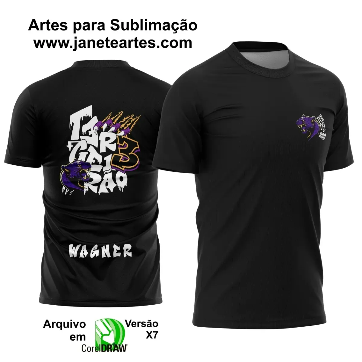 Arte Vetor Camiseta - Terceirão Pantera 2025 – Formandos 3º Ano 2025