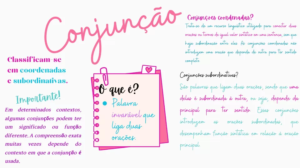 Conjunções-Conceitos