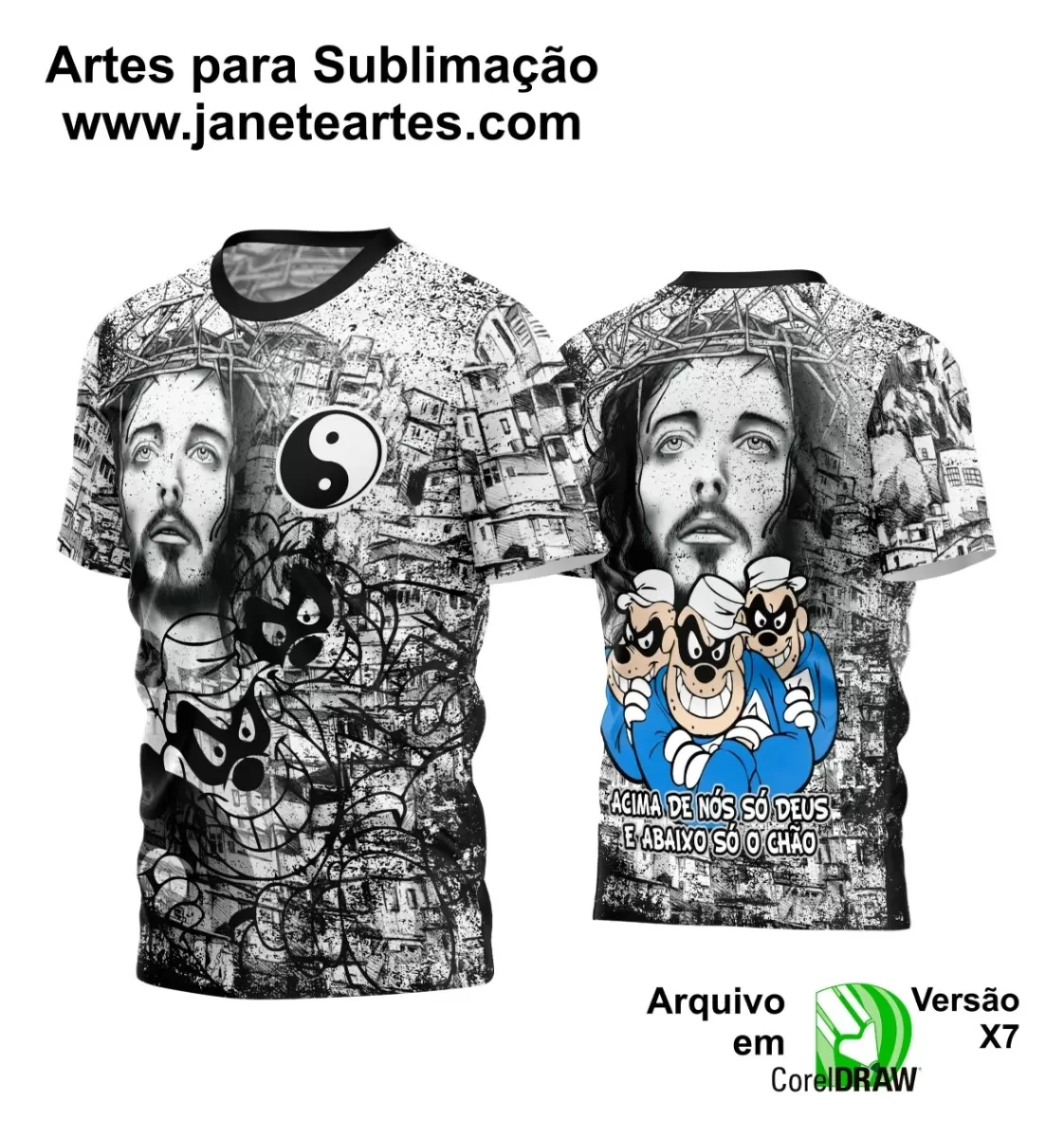 Template - Arte Estampa - Camiseta da Quebrada  - 2024 - 2025