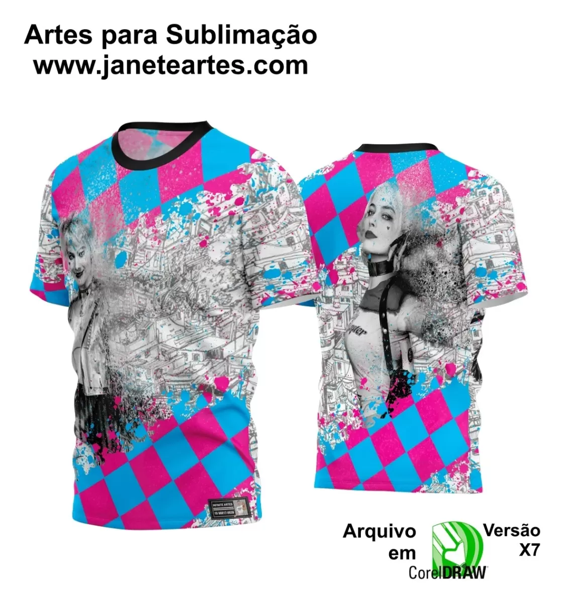 Template - Arte Estampa - Camiseta da Quebrada  - 2024 - 2025