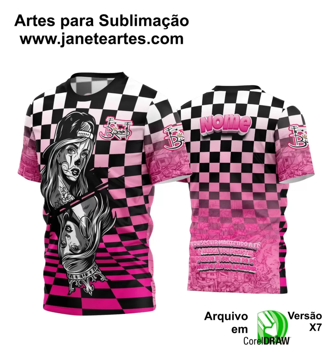 Template - Arte Estampa - Camiseta da Quebrada  - 2024 - 2025