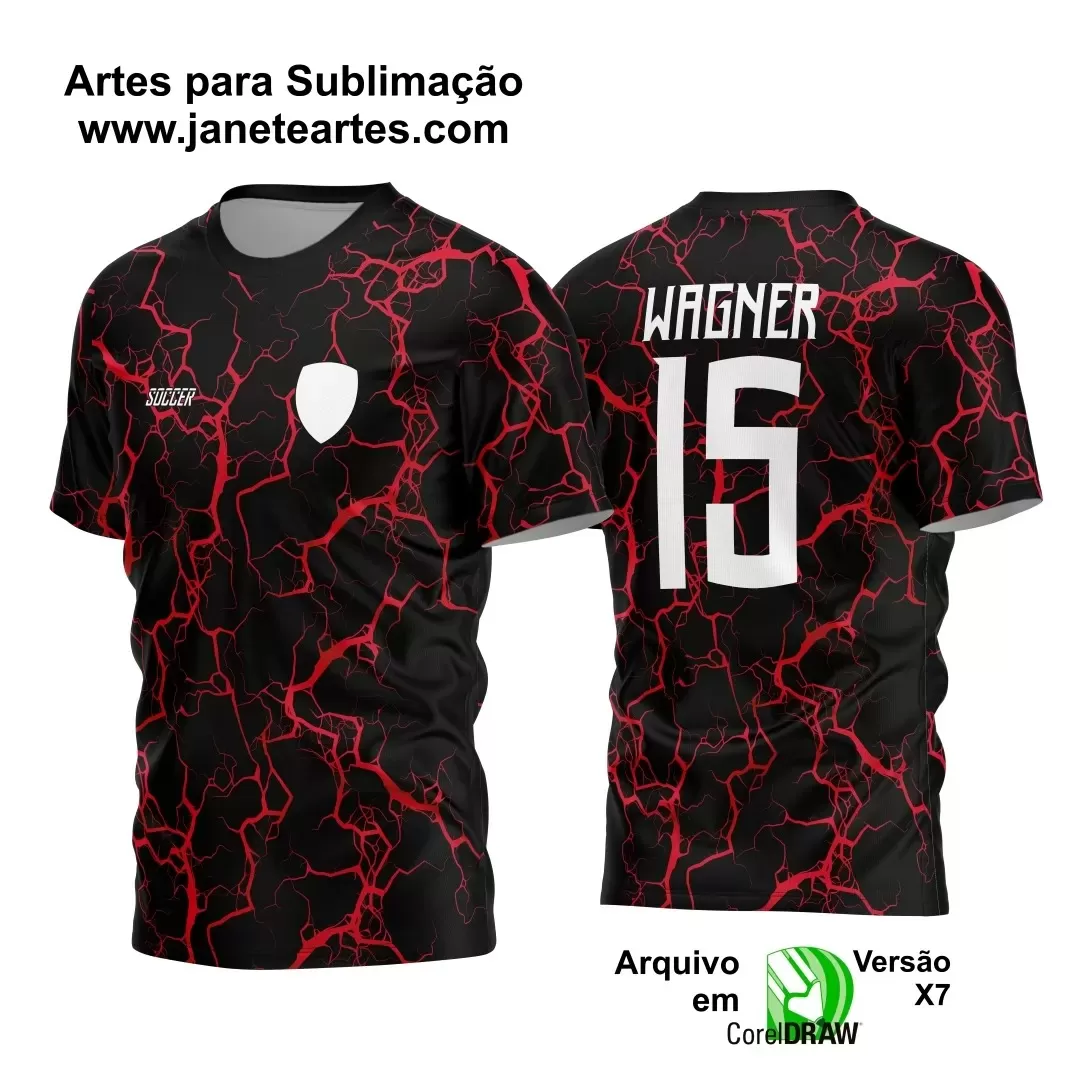 Template - Camisa Soccer - Time Amador - Jogos Escolares - 2024 - 2025