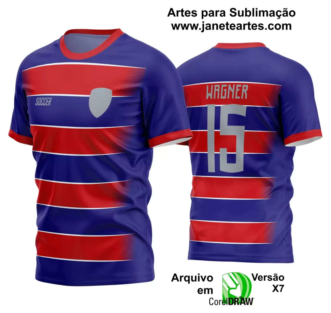 Template - Camisa Soccer - Time Amador - Jogos Escolares - 2024 - 2025