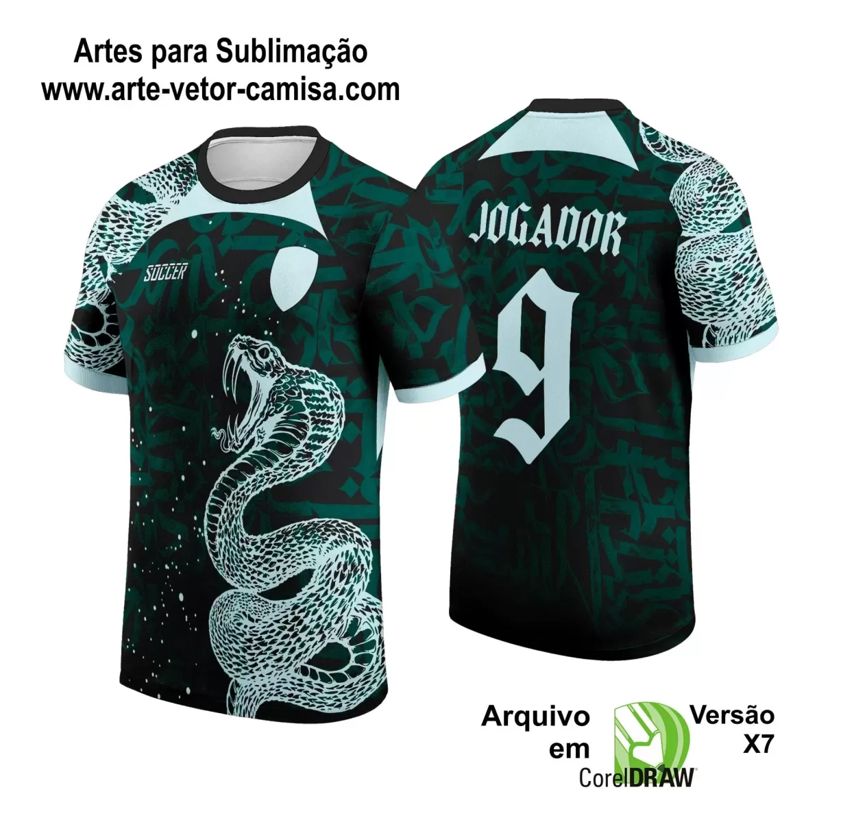 Template - Camisa de Interclasse - Jogos Internos - Cobra - 2024 - 2025 