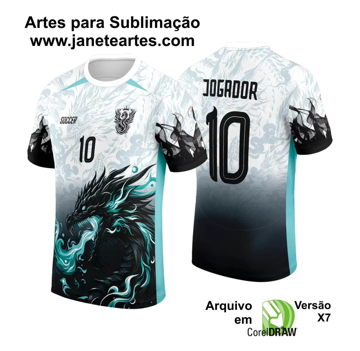 Template - Camisa de Interclasse - Jogos Internos - Dragão - 2024 - 2025 