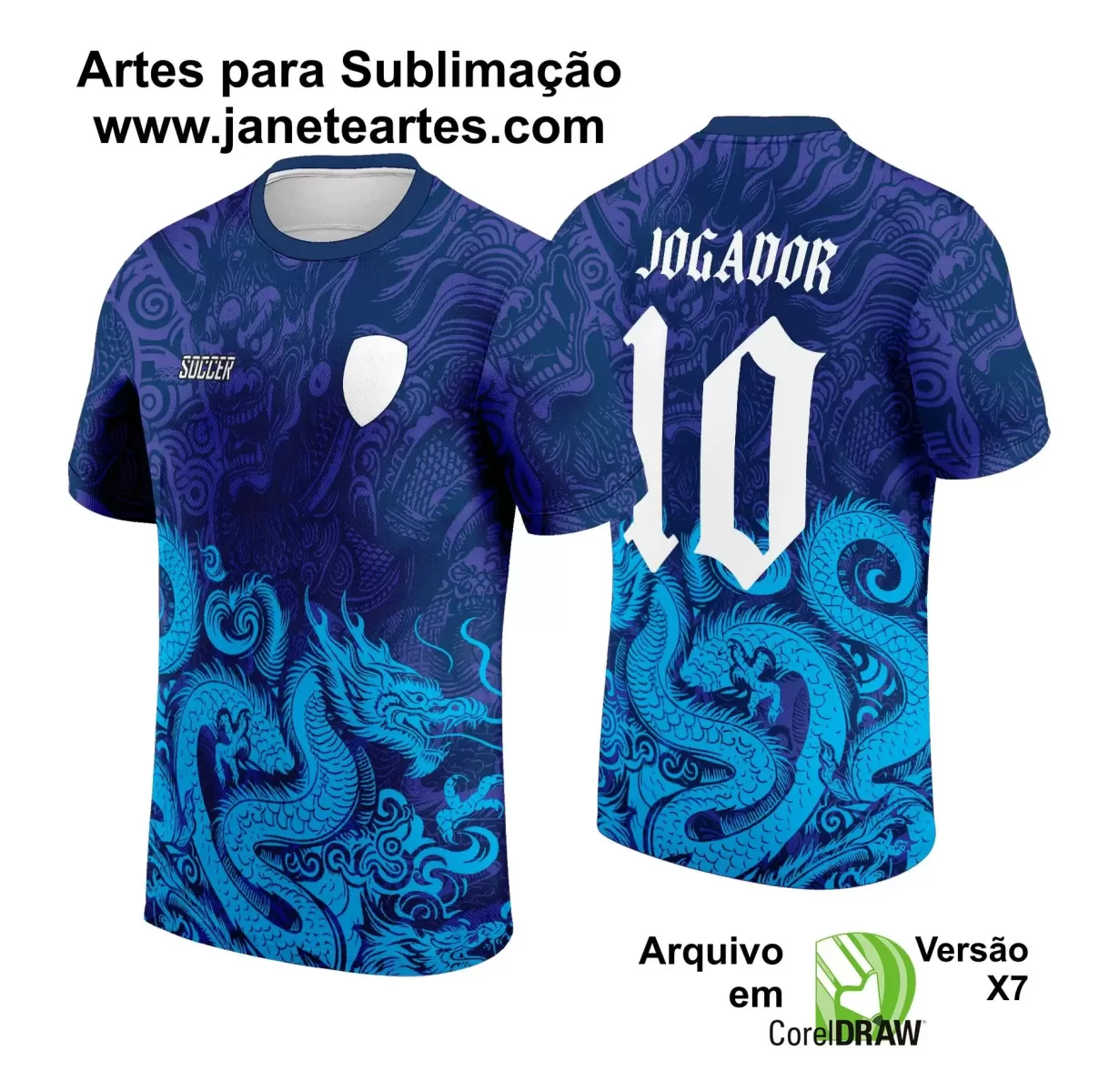 Template - Camisa de Interclasse - Jogos Internos - Dragão - 2024 - 2025