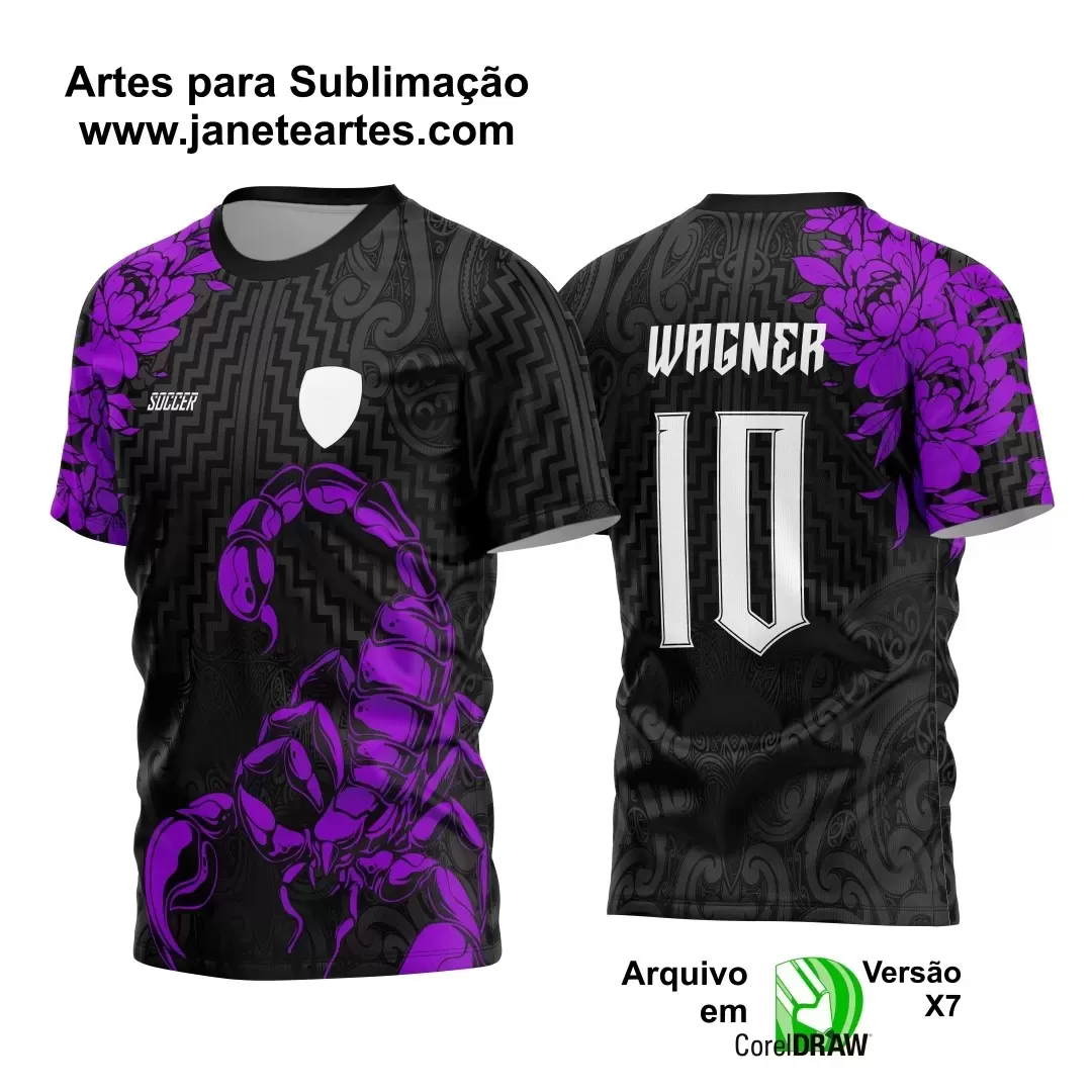 Template - Camisa de Interclasse - Jogos Internos - Escorpião 2024 - 2025 