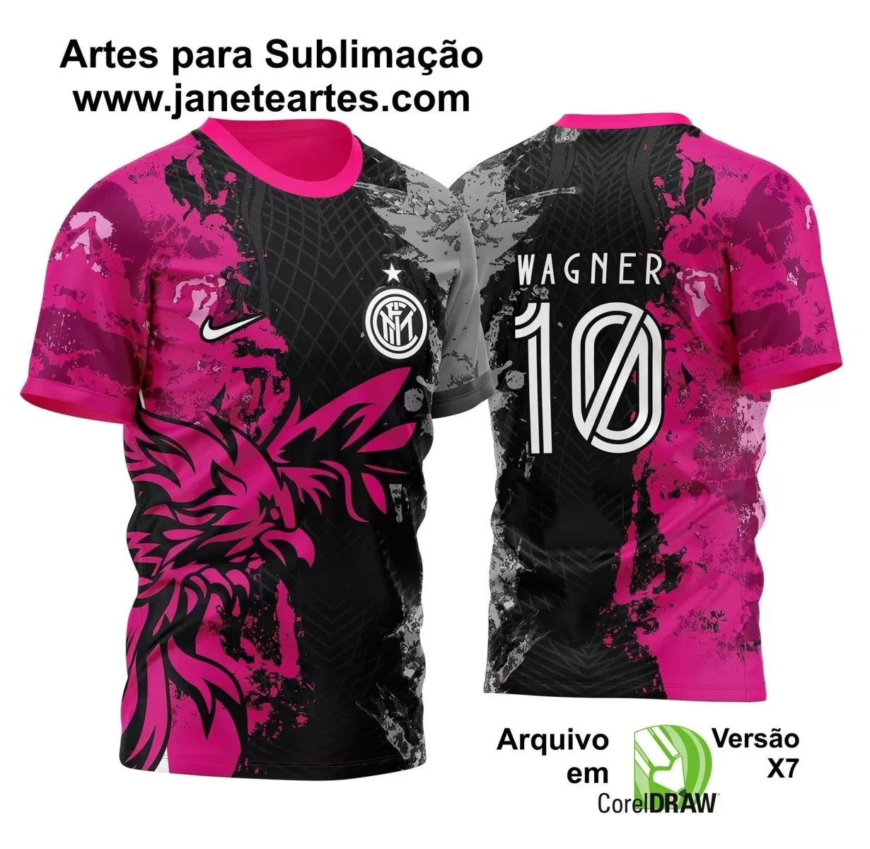 Template - Camisa de Interclasse - Jogos Internos - Fênix - 2024 - 2025