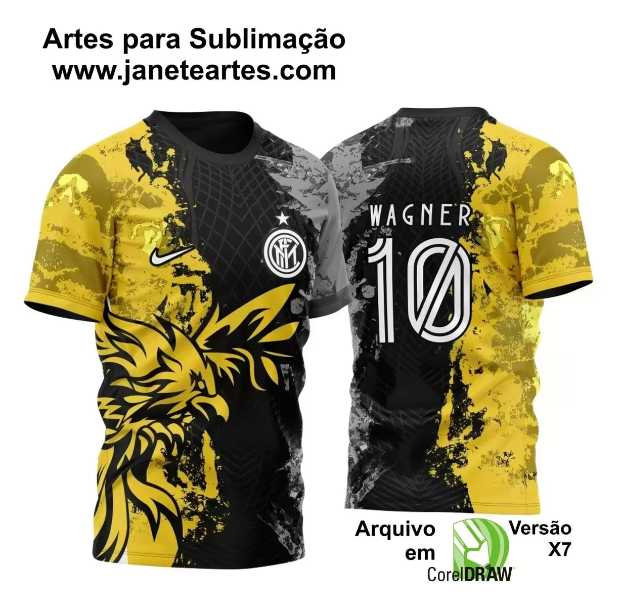 Template - Camisa de Interclasse - Jogos Internos - Fênix - 2024 - 2025