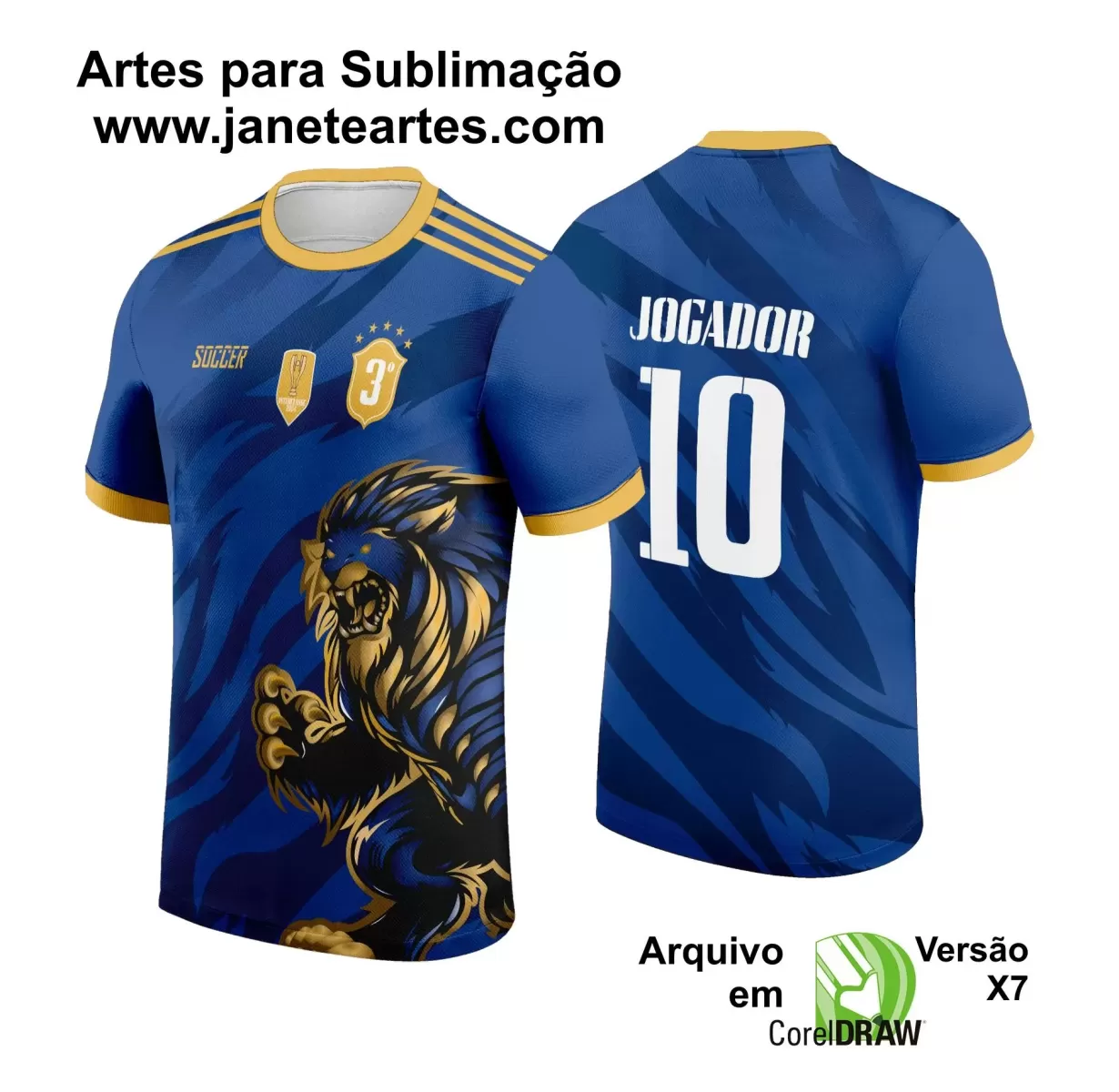 Template - Camisa de Interclasse - Jogos Internos - Leão - 2024 - 2025