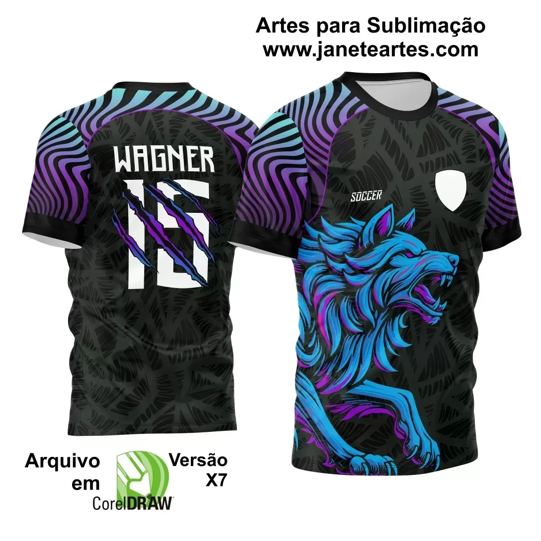 Template - Camisa de Interclasse - Jogos Internos - Lobo - 2024 - 2025