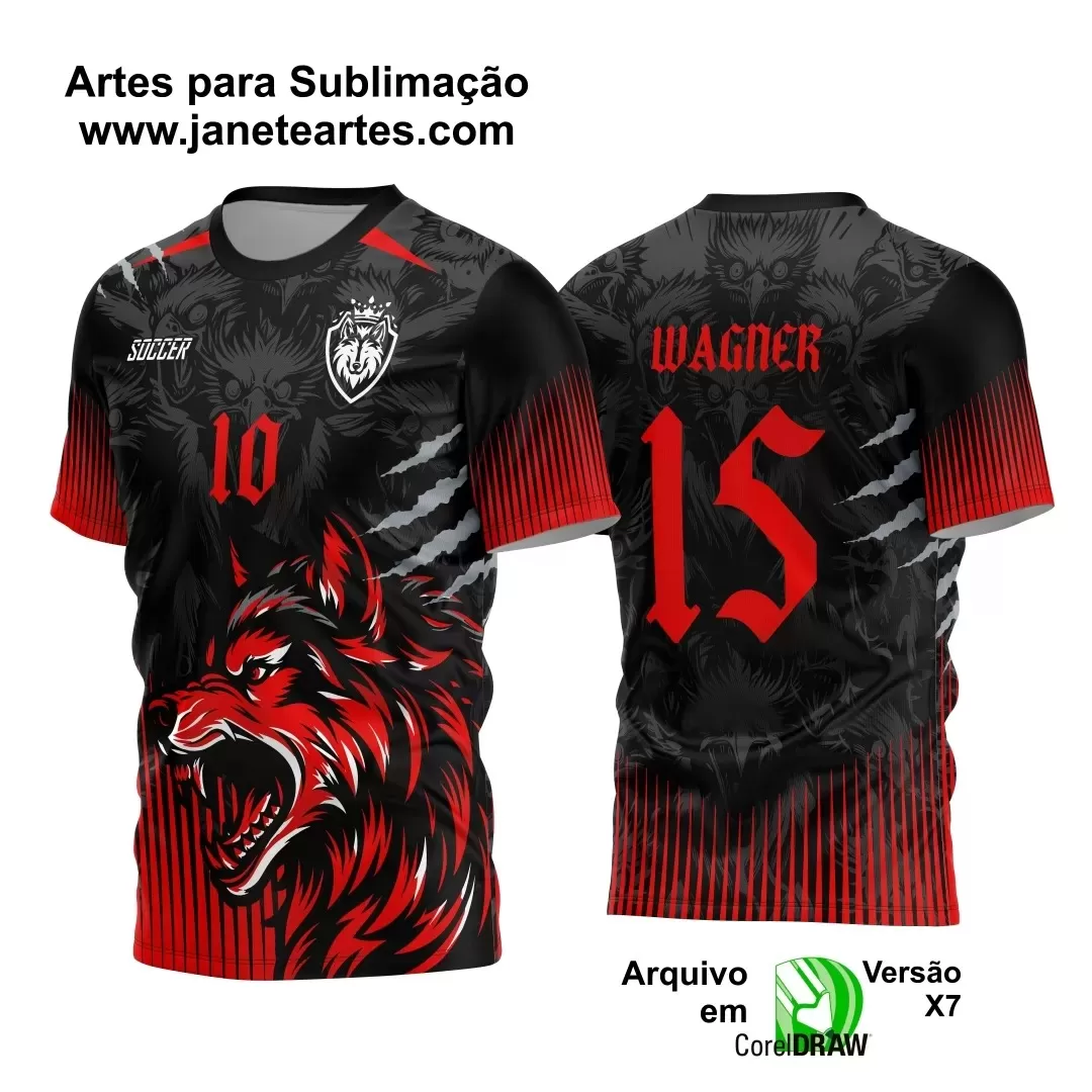 Template - Camisa de Interclasse - Jogos Internos - Lobo - 2024 - 2025