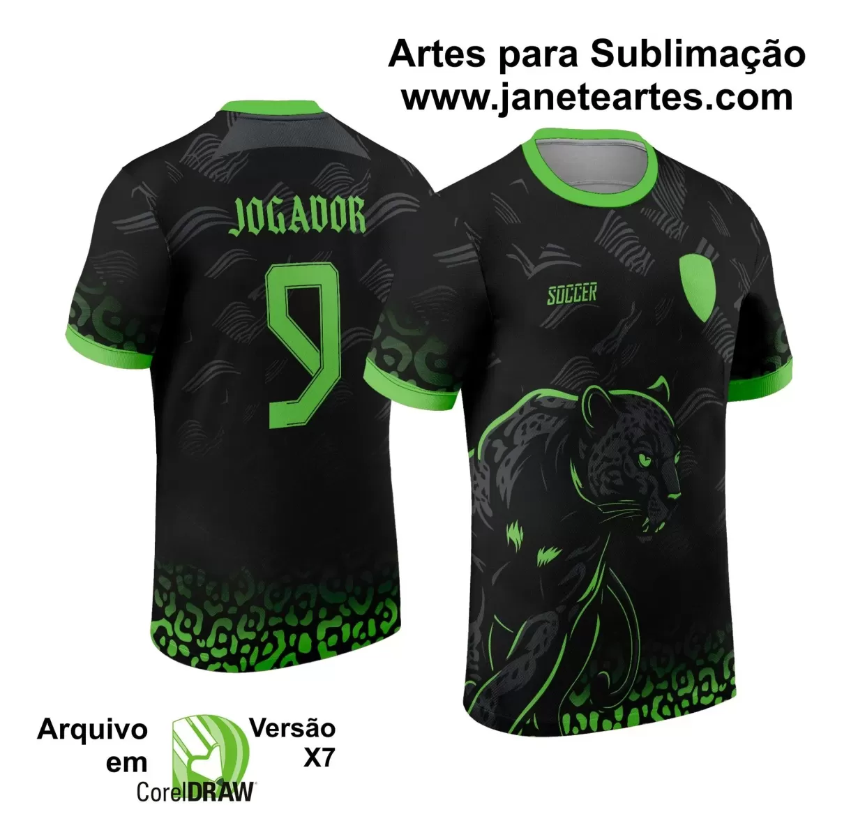 Template - Camisa de Interclasse - Jogos Internos - Pantera - 2024 - 2025