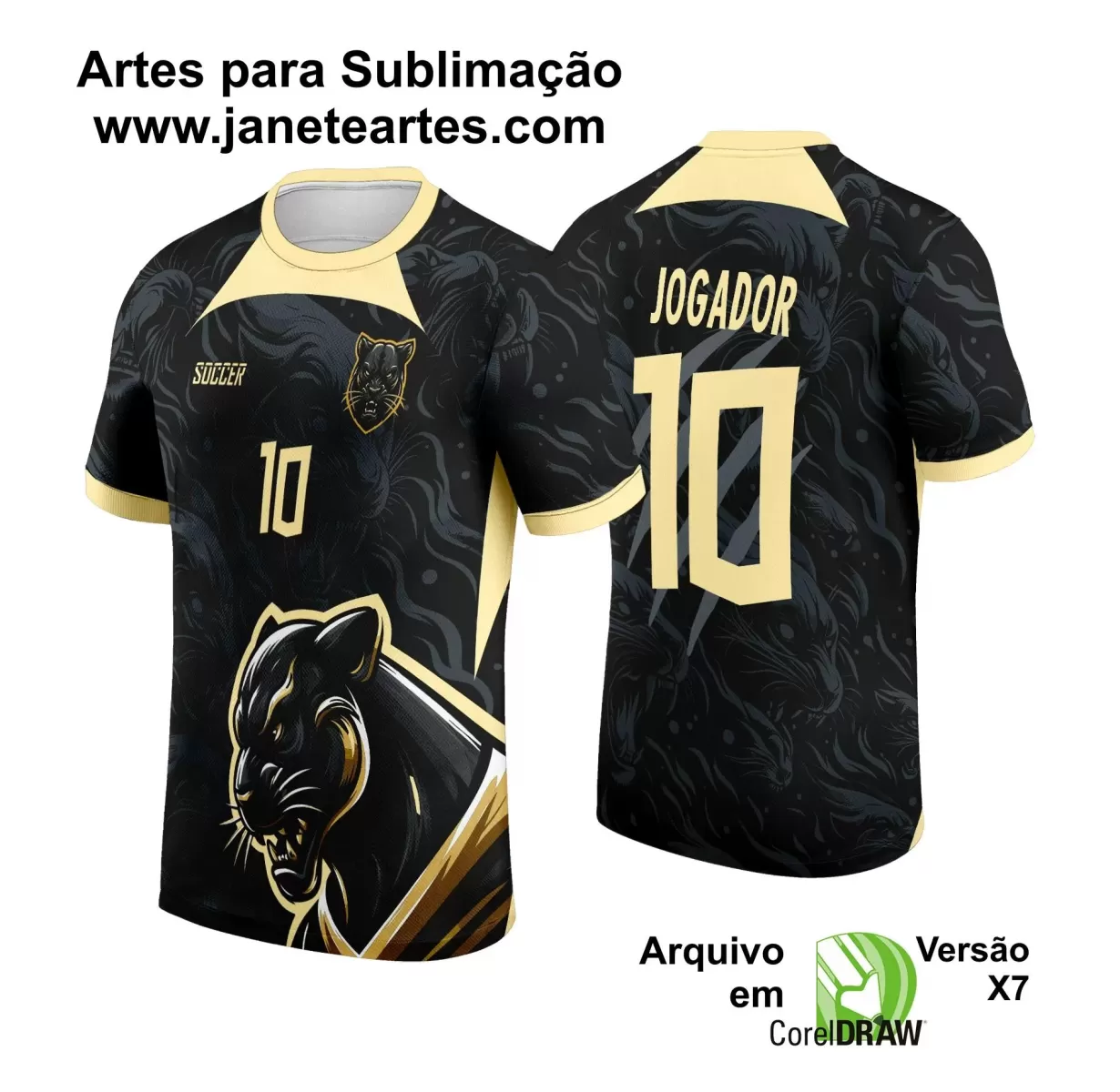 Template - Camisa de Interclasse - Jogos Internos - Pantera - 2024 - 2025