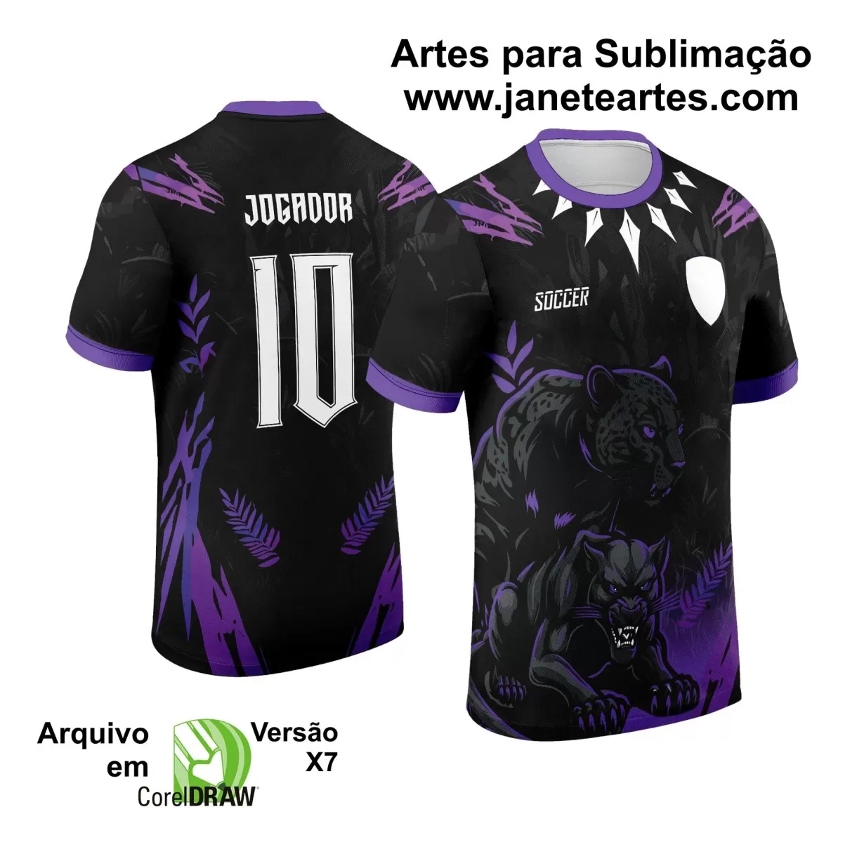 Template - Camisa de Interclasse - Jogos Internos - Pantera - 2024 - 2025