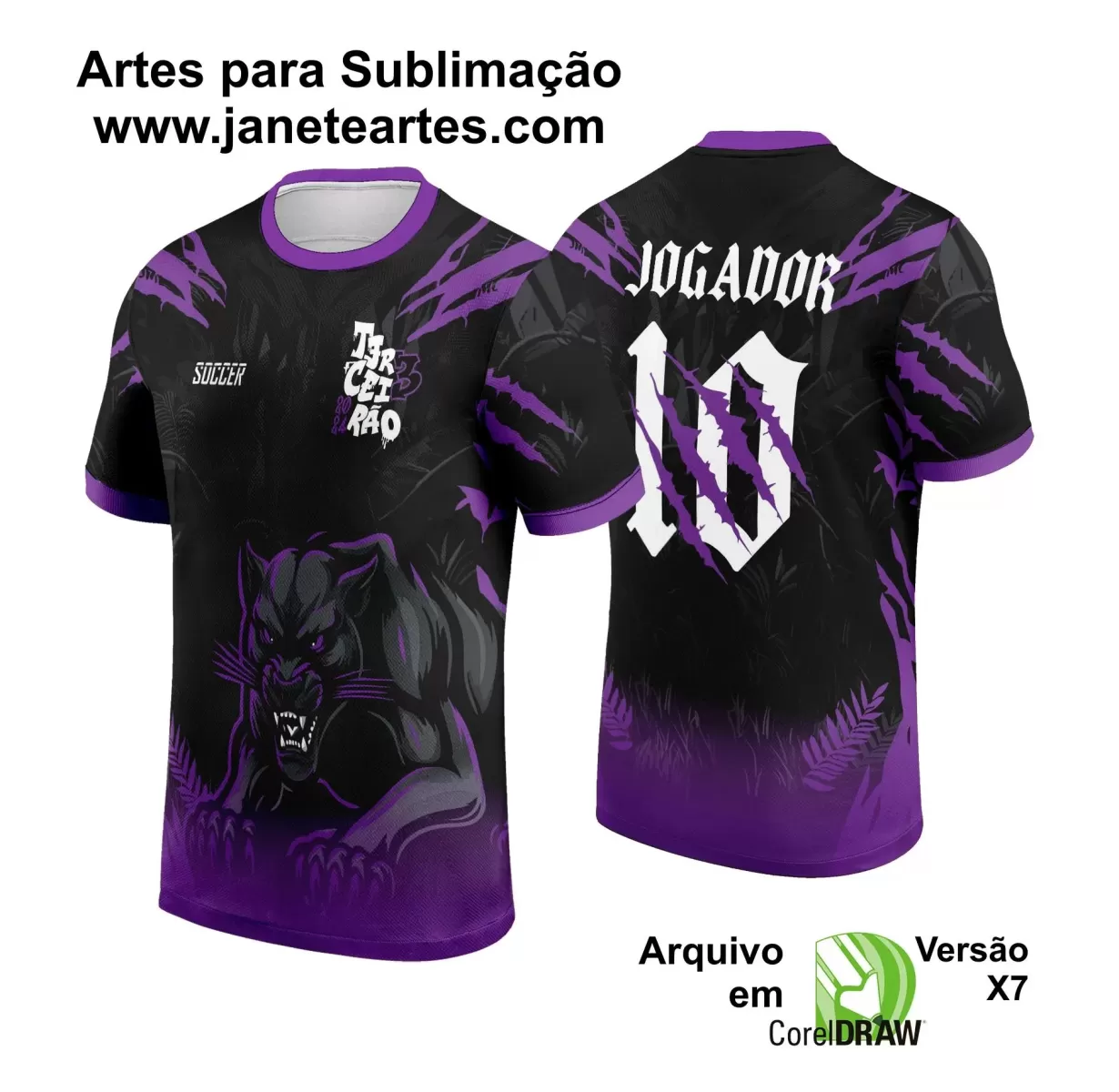 Template - Camisa de Interclasse - Jogos Internos - Pantera - 2024 - 2025