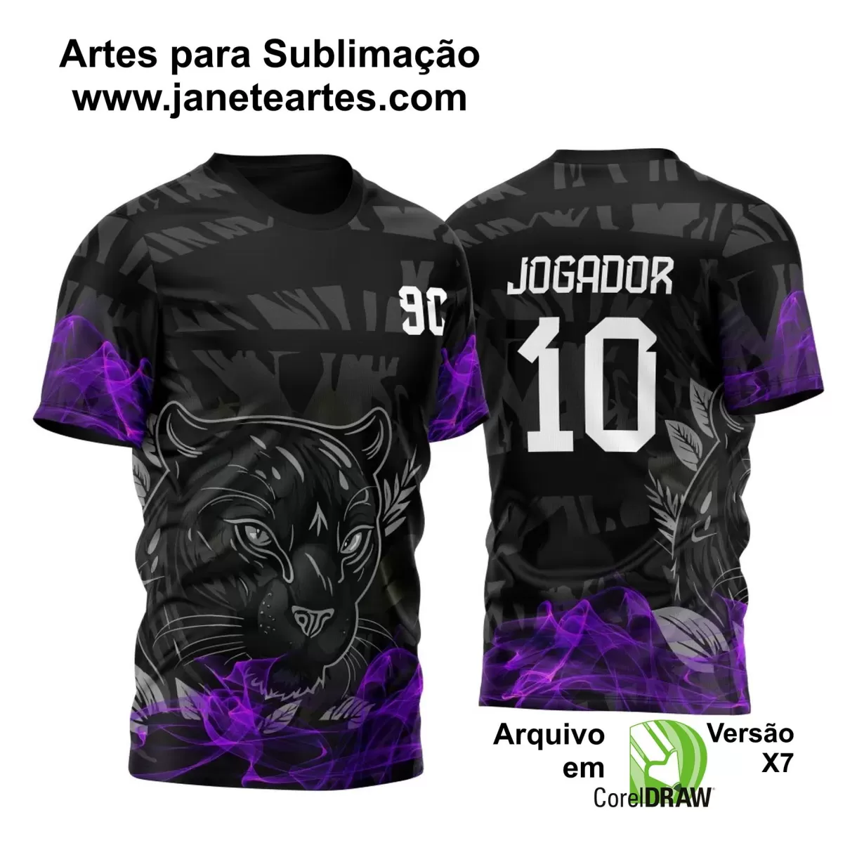 Template - Camisa de Interclasse - Jogos Internos - Pantera - 2024 - 2025