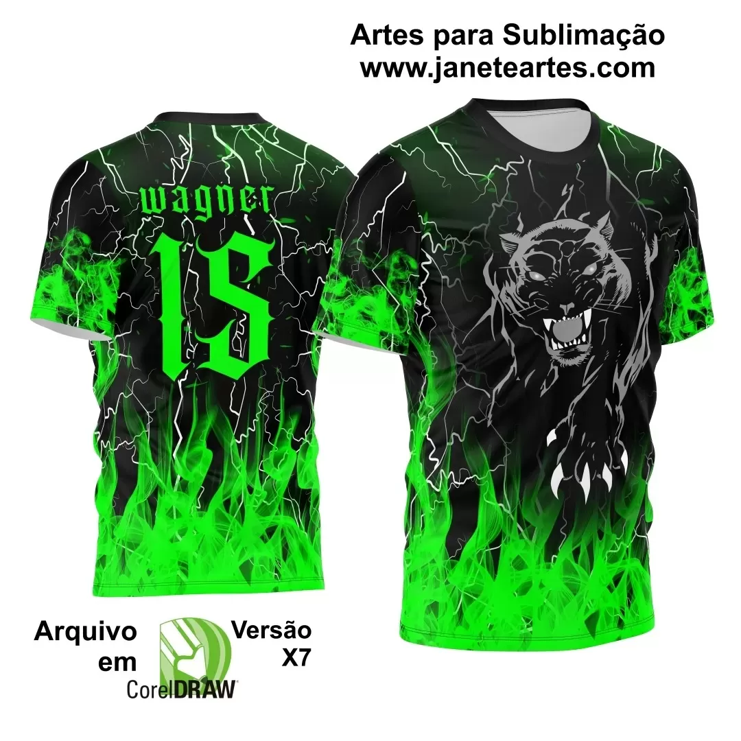 Template - Camisa de Interclasse - Jogos Internos - Pantera - 2024 - 2025