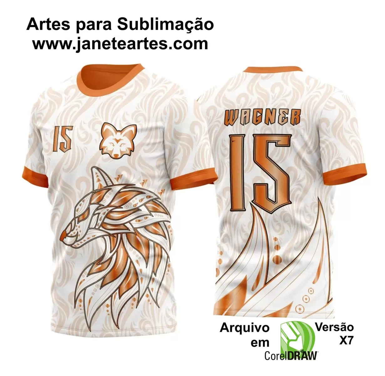 Template - Camisa de Interclasse - Jogos Internos - Raposa - 2024 - 2025