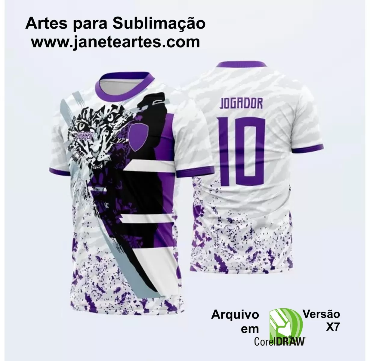 Template Camisa de Interclasse - Jogos Internos - Tigre - 2024 - 2025 