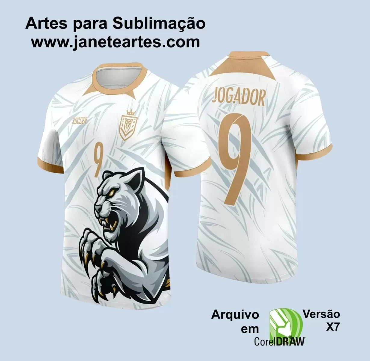 Template - Camisa de Interclasse - Pantera - 2024 - 2025